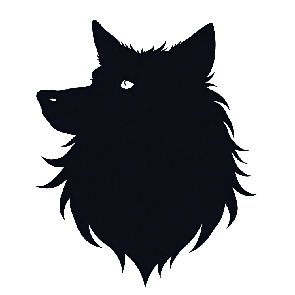 Mystic Canine Silhouette